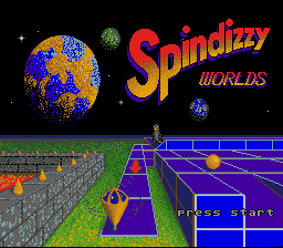 Spindizzy Worlds (E) Title Screen